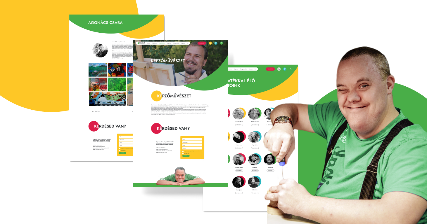 Egyedi weboldal készítés - Lámpás 92 mockup