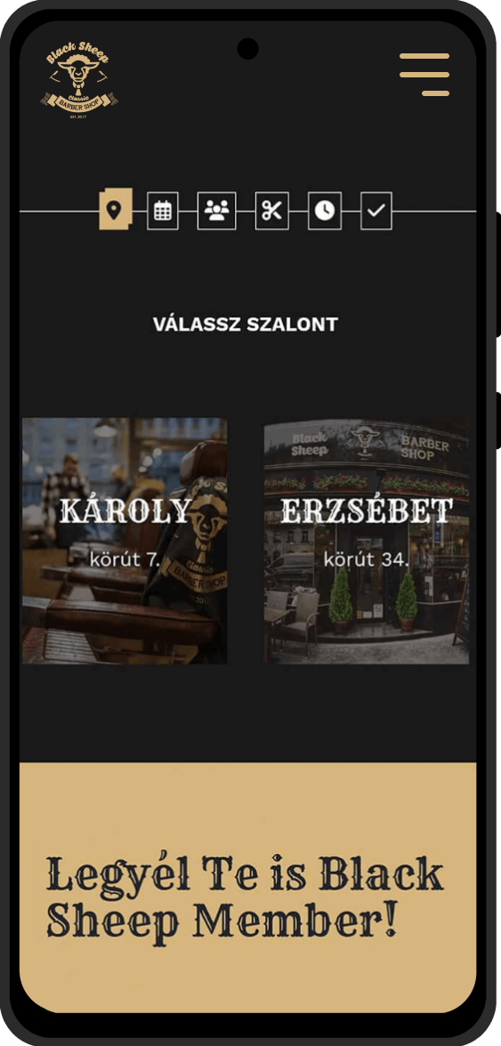 Egyedi weboldal készítés, reszponzív mobil nézet