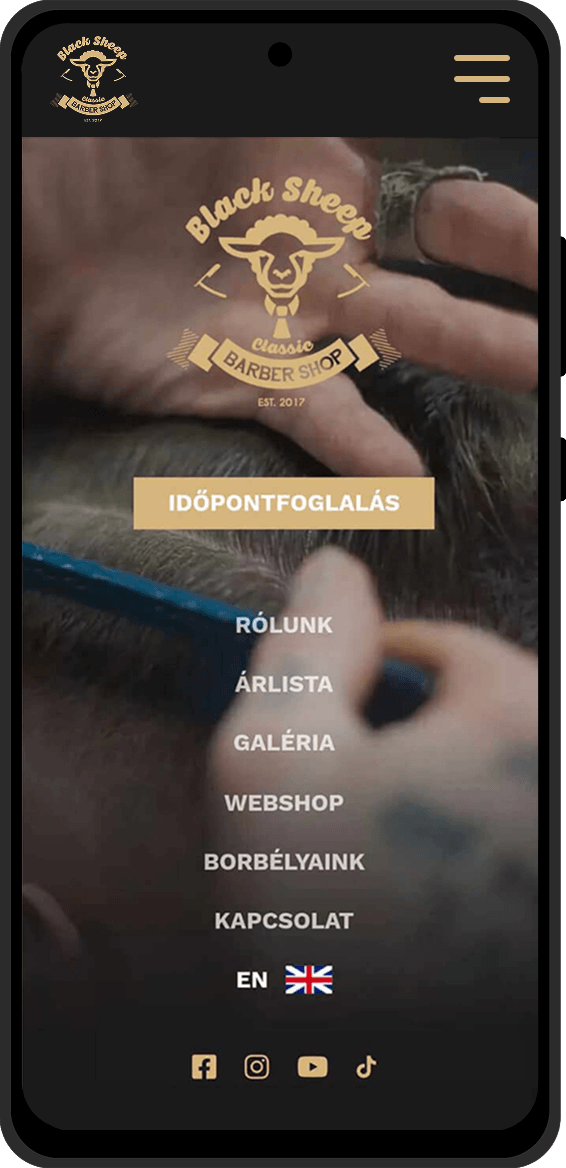 Egyedi weboldal készítés, reszponzív mobil nézet