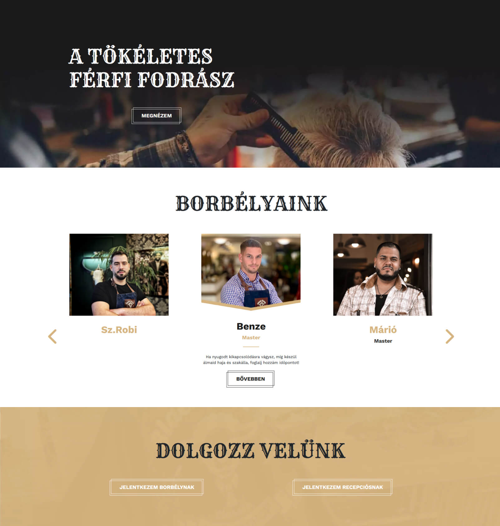 Egyedi weboldal készítés, reszponzív nézet