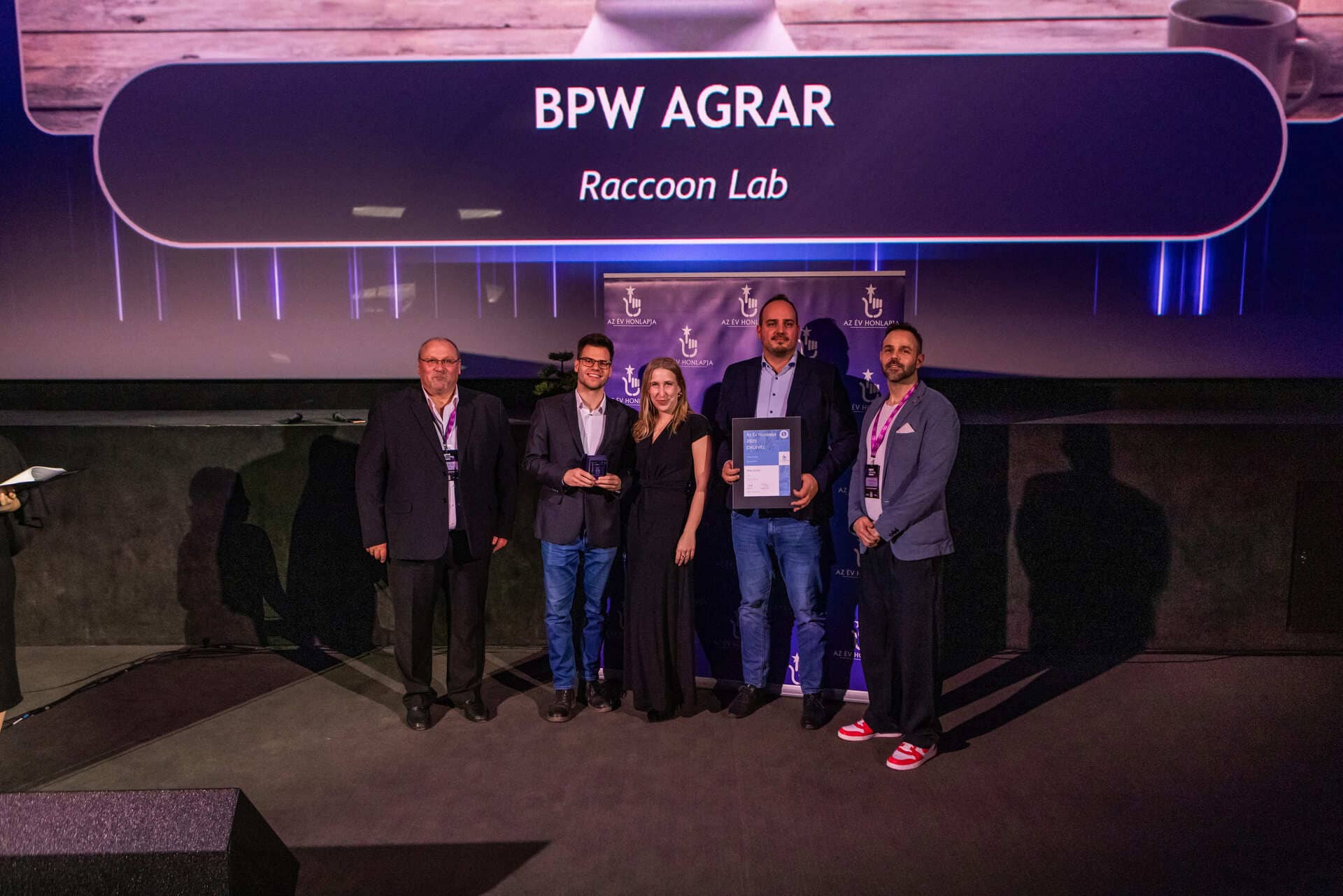 Az Év Honlapja 2025 – ismét négyszeres díjazott a Raccoon Lab